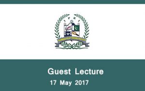 Guest Lecture 17 May 2017.