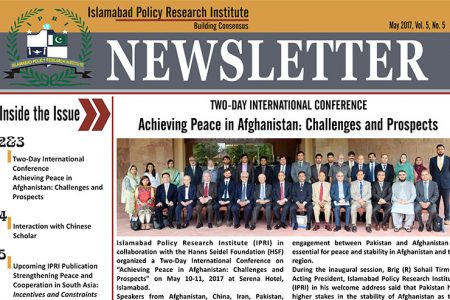 IPRI Newsletter May 2017 IPRI Newsletter May 2017