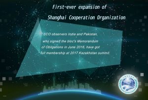 India-Pakistan and the SCO platform India-Pakistan and the SCO platform